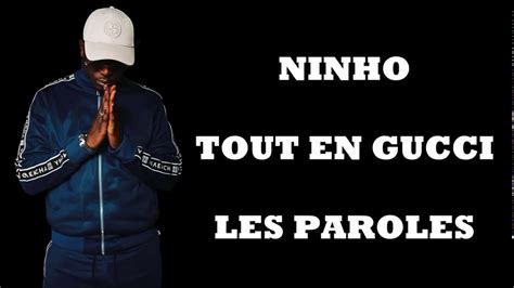 tout en gucci paroles|tout en Gucci youtube.